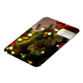 キャンドル付きクリスマスツリー マグネット (左側)