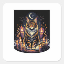 キャンドル付きクーン – Maine Coon Halloween