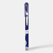 キャンドル付きヴィンテージクリスマス踊り雪だるま Case-Mate iPhoneケース (裏面 / 左)