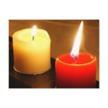 キャンドル写真はがき – 炎