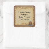 キャンドル初期のシール スクエアシール (バッグ)