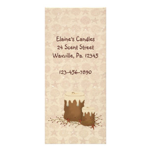 キャンドル初期のラックカードのブックマーク ラックカード