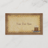 キャンドル初期の名刺 名刺 (裏面)