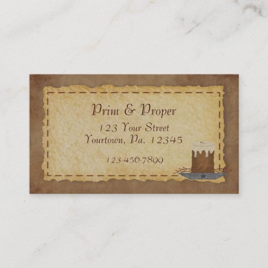 キャンドル初期の名刺 名刺 (正面)