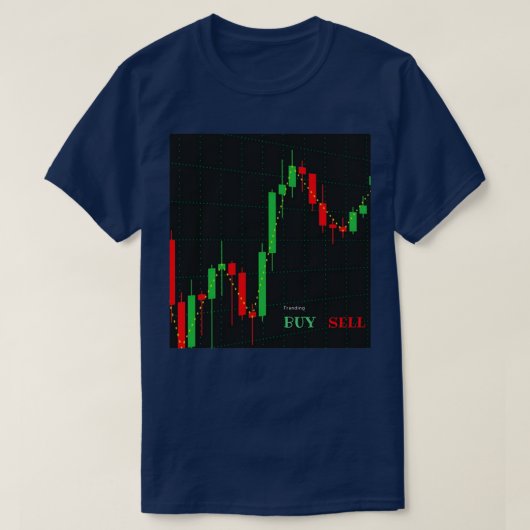 キャンドル取引 Tシャツ (デザイン正面)