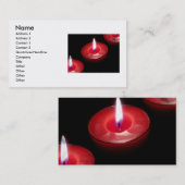 キャンドル名刺 名刺 (正面/裏面)