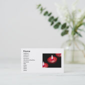 キャンドル名刺 名刺 (スタンド正面)