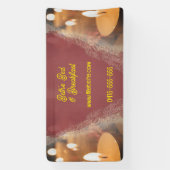 キャンドル名前をカスタムするバナー看板 横断幕 (縦)