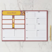 キャンドル名前をカスタムするプランナートラッカーオーガナイザーシート ペーパーパッド (インサイチュ)