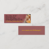 キャンドル引用文カスタマイズ可能なスキニー名刺 スキニー名刺 (正面/裏面)