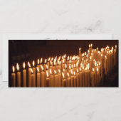 キャンドル招待状 招待状 (正面/裏面)