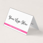 キャンドル気にお客感謝してい様の折り畳み名刺 名刺 (正面)