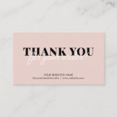 キャンドル気にの取扱安全ご注文 名刺 (正面)