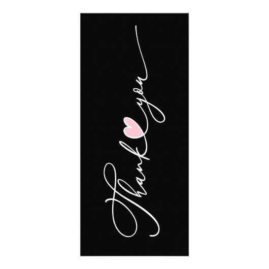 キャンドル気にの指示と顧客に感謝 ラックカード (裏面)