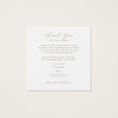 キャンドル気にカードサンキューカード指示カード (正面)