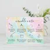 キャンドル気にサンキューカード追加ロゴユニコーン サンキューカード (スタンド正面)