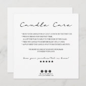 キャンドル気にサンキューカード サンキューカード (正面/裏面)