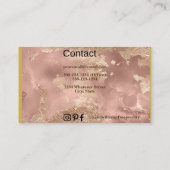 キャンドル気に名刺 名刺 (裏面)