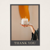 キャンドル気に説明書パッケージサンキューカード (正面)