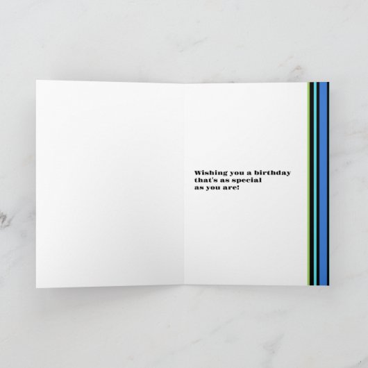 キャンドル素晴らしカード付きの孫お誕生日ケーキ向け カード (内部)