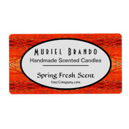 キャンドル素朴会社がキャンドルジャーを供給 ラベル