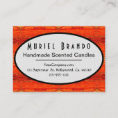 キャンドル素朴会社が名刺を提供 名刺 (正面)