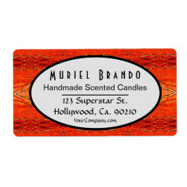 キャンドル素朴会社の供給の出荷 ラベル
