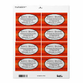 キャンドル素朴会社の供給の出荷 ラベル (フルシート)