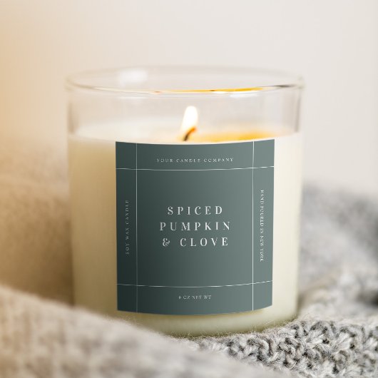 キャンドル製品ラベルシール手作りビジネスラベル スクエアシール