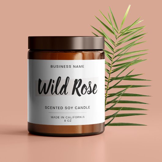 キャンドル製品ラベル錫長方形ステッカー 長方形シール