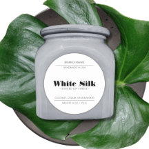 キャンドル製品包装ホワイトラベル