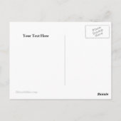 キャンドル誕生日グリーティングポストカード ポストカード (裏面)