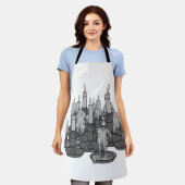 キャンドル エプロン (着用した状態)