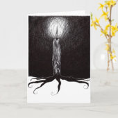 キャンドル カード (黄色い花)