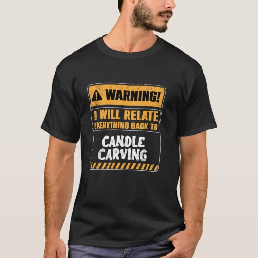 キャンドル・カービング Tシャツ (正面)