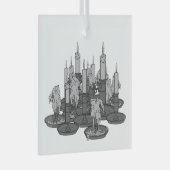 キャンドル ガラスオーナメント (正面右)