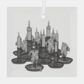 キャンドル ガラスオーナメント (裏面)