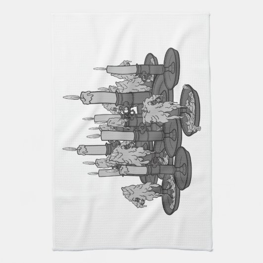 キャンドル キッチンタオル (縦)