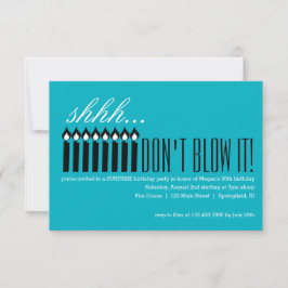 キャンドル·サプライズ·シー……やめて！ 招待状