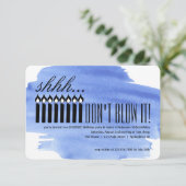 キャンドル·サプライズ·シー……やめて！誕生日 招待状 (スタンド正面)