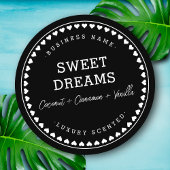 キャンドル |ジャム |ハニープロダクトラベルデザインシール ラウンドシール