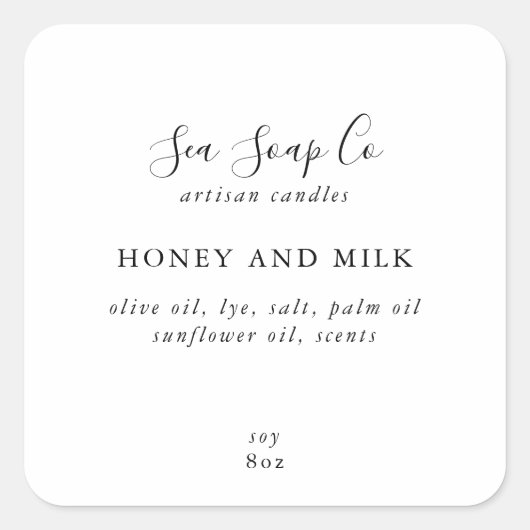 キャンドル ステッカー (正面)