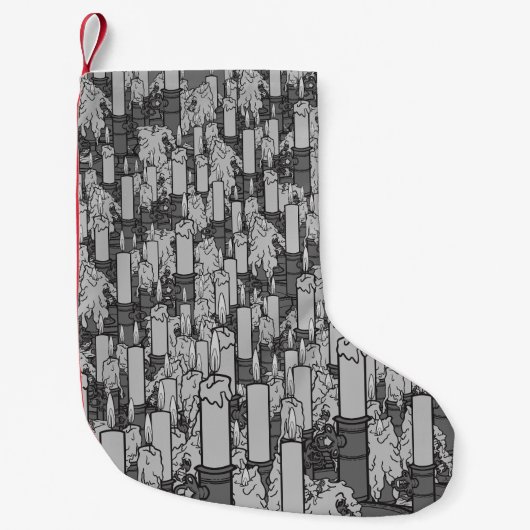 キャンドル スモールクリスマスストッキング (正面)