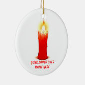 キャンドル, セラミックオーナメント (右)