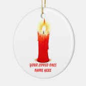 キャンドル, セラミックオーナメント (左)