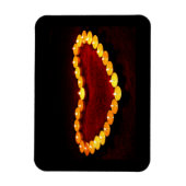 キャンドル、ハート型 マグネット (縦)