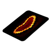 キャンドル、ハート型 マグネット (左側)