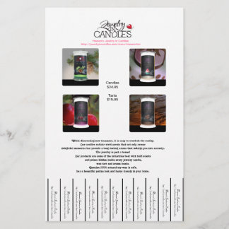 キャンドル・フライヤージュエリー チラシ