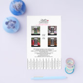 キャンドル・フライヤージュエリー チラシ (シングル)