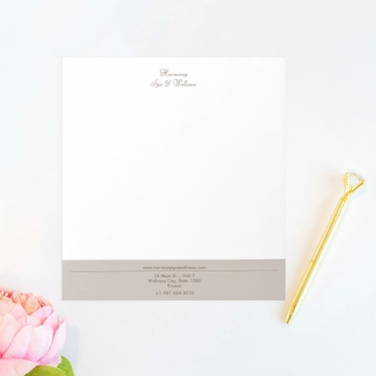 キャンドル ブラシ スパ & ウェルネス ノートパッド